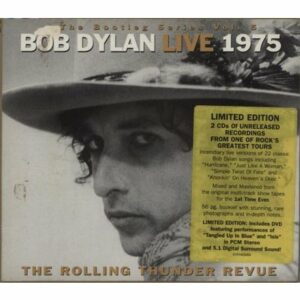 Bob Dylan Live 1975 : The Rolling Thunder Revue - stickered 2002 UK 3-CD set 5101403000