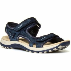 Earth Spirit Frisco Womens Navy Easy Fasten Sandal