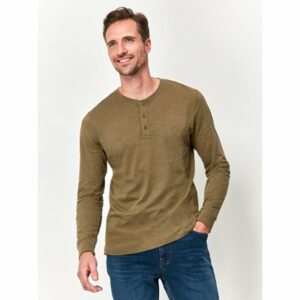 Long Sleeve T-Shirt  - Khaki