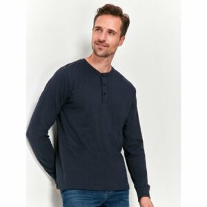 Long Sleeve T-Shirt  - Navy