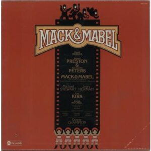 Original Cast Recording Mack & Mabel 1974 USA vinyl LP ABCH830