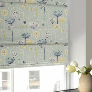 Bergen Roman Blind Seafoam