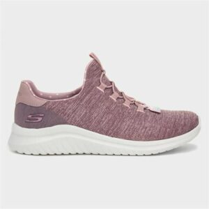 Skechers Ultra Flex Womens Mauve Trainer