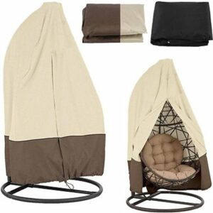 Waterproof Rattan Hanging Egg Seat Cover - 2 Colours