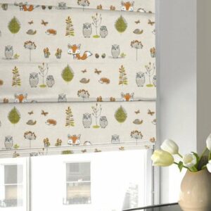 Woodland Fox Roman Blind Multi